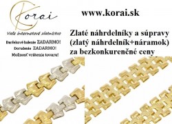 Zlaté náhrdelníky a súpravy KORAI