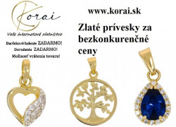 Zlaté prívesky KORAI