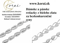 Retiazky z bieleho zlata od KORAI
