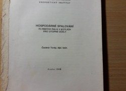 Čestmír Tvrdý, dipl. tech.: Hospodárné spalování