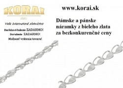 Náramky z bieleho zlata KORAI