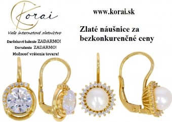 Zlaté náušnice Korai