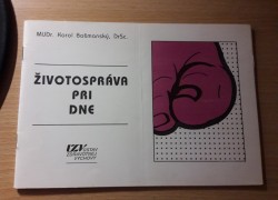 MUDr. Karol Bošmanský, DrSc.:Životospráva pri dne