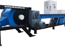 DRVIČ/DRTIČ INDUSTRY 500H, verzia HORIZONT -	Hrubé drvenie 10 kW, jemné drvenie 22 kW  -	smrek, dub, buk  -	IHNEĎ K ODBERU