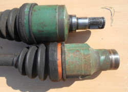 predné poloosy používané na: