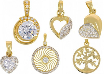 Zlaté prívesky Korai bez t