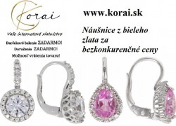 Náušnice z bieleho zlata od KORAI
