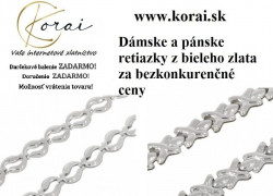 Retiazky z bieleho zlata KORAI