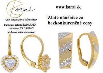 Zlaté náušnice Korai 22
