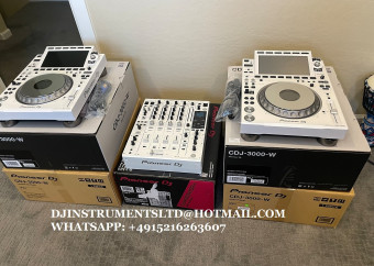 Pioneer CDJ-3000-w (2) and DJM-900NXS2-W limited White Edi
