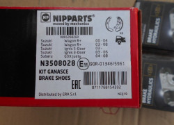 nové nepoužité zadné brzdy Ignis 1.3 Wagon R+, Subaru G3X Justy