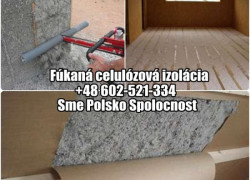 Fúkaná celulózová izolácia / Sme Polsko Spolocnost