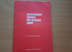 Repertoárový zborník pre spevácke zbory