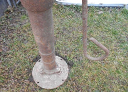 Ručné retro pumpy na dekoráciu do záhrady