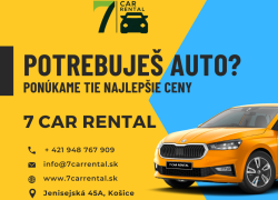 Prenajom auta Kosice