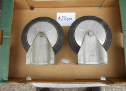 kontajnerové otočné kolesá 4ks 200mm nosnosť 250kg