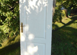 interierové biele dvere používané, 72cm široké - [20.9. 2025]