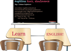 Angličtina: kurz, doučovanie 